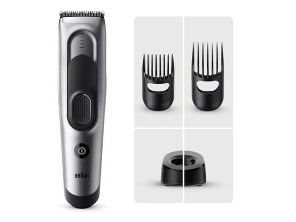 Braun MGK3440, Sort, Grå, 1 mm, 2,1 cm, Batteri, 80 min, Innebygd batteri