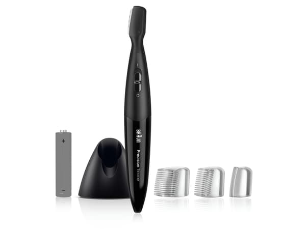 Braun Bartschneider PT5010, Skägg, Mustasch, 5 mm, 8 mm, Svart, Batteri, AAA