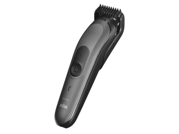Skjeggtrimmer, Hårtrimmer, Kroppshårtrimmer, Nesehårtrimmer, Presisjonstrimmer, Braun MGK7321 barbermaskin, vaskbar, svart
