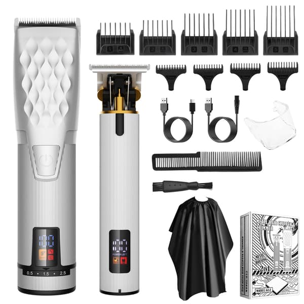 Professionellt hårtrimmer-set med hårklippare