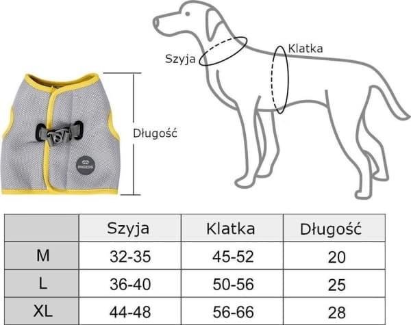 Mozos MOZOS PV-COOL-XL kjølesele hundevest str XL