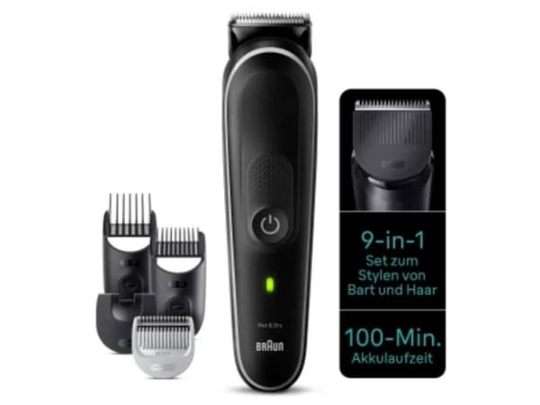 Braun All-in-One Style Kit 5 MGK5410 - Trimmer - sladdlös - grå