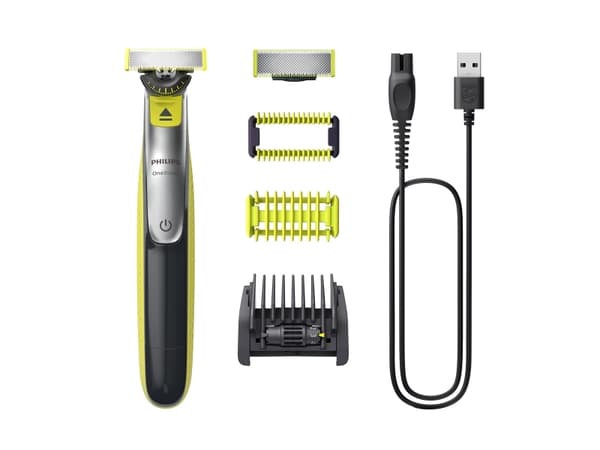 Philips OneBlade 360 QP2834 Face + Body - Trimmer - sladdlös - ljusgrön/mörkgrå