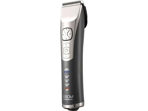 OSOM Professional Hair Clipper P9 profesjonell hårklipper, litiumionbatteri, 100-240V, 50/60 Hz, grå farge
