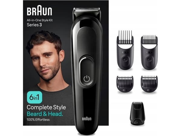 Trymer Procter & Gamble Braun MGK3410 - Schwarz - 1 mm - 2,1 cm - Universal - Akku - 50 min (MGK3410)