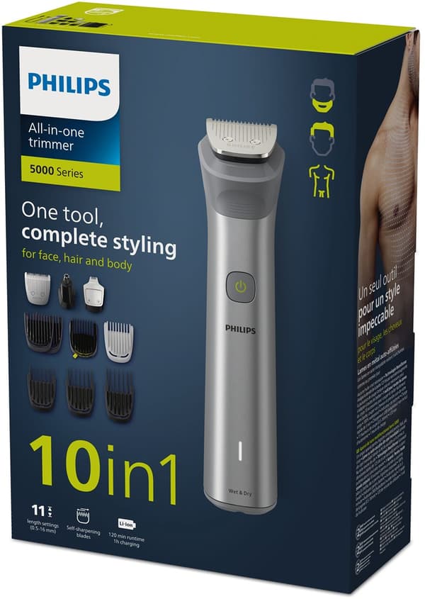 Philips MG5920/15 hårtrimmer/klippare Rostfritt stål 11 Lithium-Ion (Li-Ion)