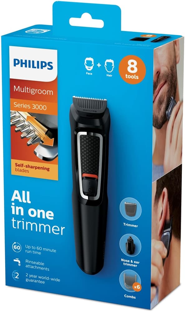 Philips MULTIGROOM Series 3000 8-i-1, ansigt og hår MG3730/15