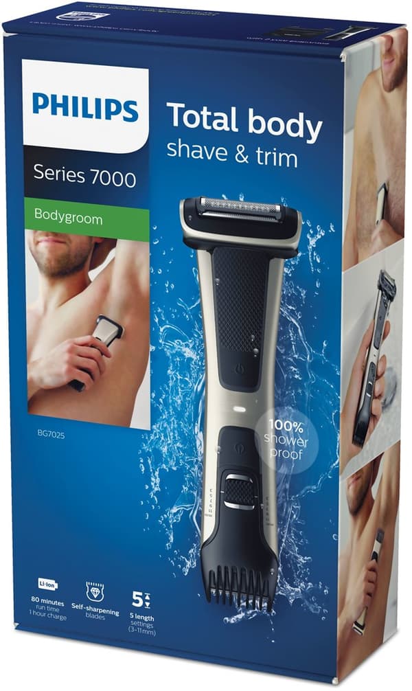 Philips 7000-serien Duschtålig kroppsvårdare BG7025/15