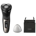 Miniatyrbild 1 av 2: Philips S3242/12 rakapparat för män Rotationsrakapparat Trimmer Svart, guld