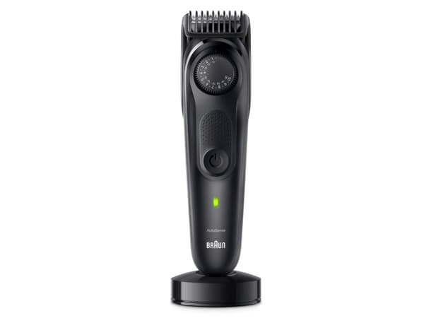Braun BeardTrimmer 7 80708231, Vaskbar, Vedlikeholdsfri – trenger ikke smøring, Batteri, Sort Sort