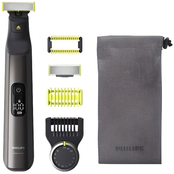 OneBlade Pro ansikts- och kroppsskäggtrimmer QP6550/15 Grå
