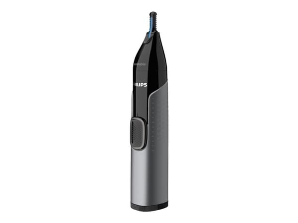 Philips 3000 series Nose trimmer series 3000 NT3650/16 Nenä-, korva- ja kulmakarvatrimmeri, Harmaa, Ruostumaton teräs, Akku, AA, Alkali