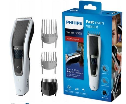 Philips | HC5610/15 | Hiustenleikkuukone | Langaton tai johdollinen | Pituusaskelmien lukumäärä 28 | Askeltarkkuus 1 mm | Musta/harmaa