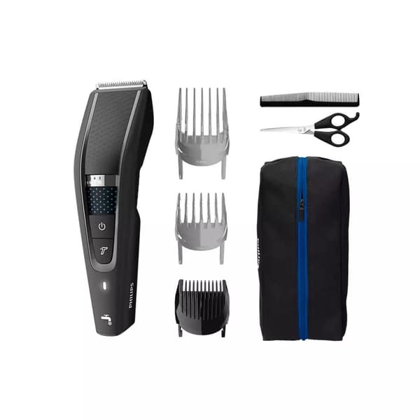 Philips | HC5632/15 | Serie 5000 skæg- og hårtrimmer | Trådløs eller med ledning | Antal længdetrin 28 | Trin præcist 1 mm |