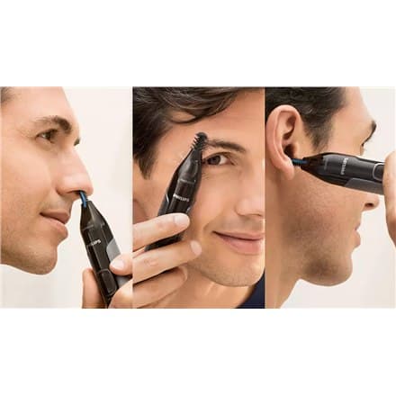 Philips | NT3650/16 | Næse-, øre- og øjenbrynstrimmer | Næse-, øre- og øjenbrynstrimmer | Grå