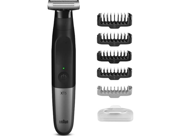 Braun XT5100, svart, silver, 1 mm, 5 mm, 1 mm, rostfritt stål, batteri