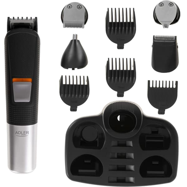 5-i-1-barbermaskine og hårtrimmer med justerbar hastighed og LED-display