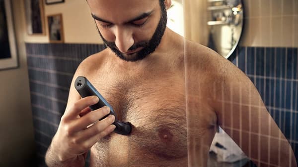 Philips BG3027/05 bodygroomer/shaver Sort, blå