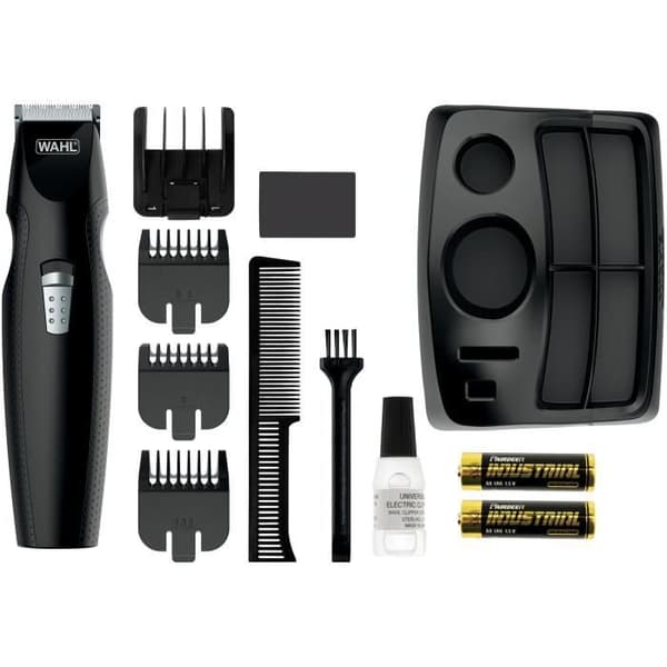 Skäggtrimmer - WAHL - Mustasch &amp; Skägg - 3 V - Svart