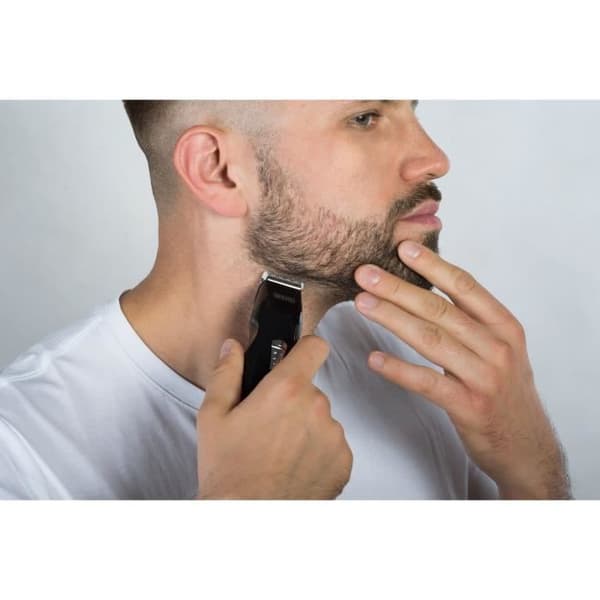 Skäggtrimmer - WAHL - Mustasch & Skägg - 3 V - Svart