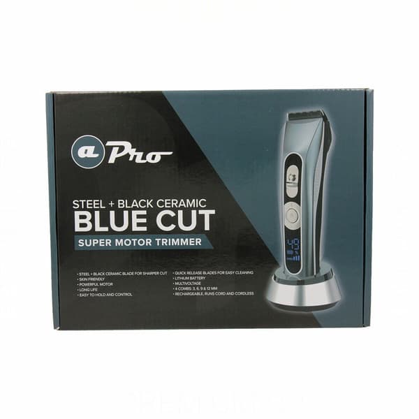 Hiustenleikkuri/partakone Albi Pro Blue Cut 10W