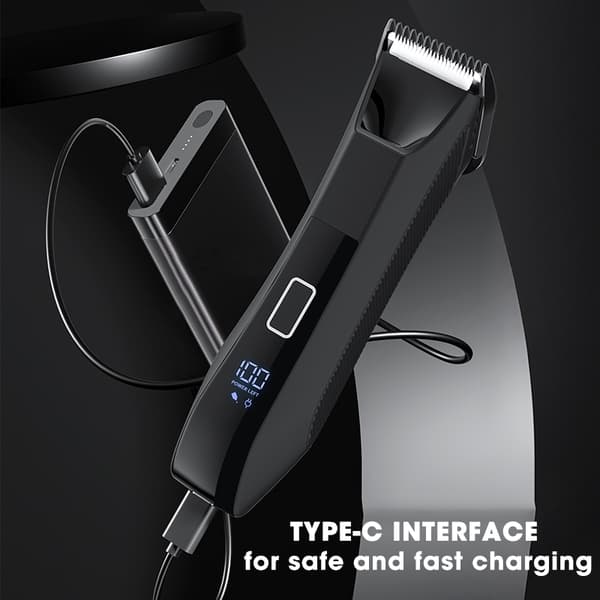 INF 2-i-1 kroppspleier for menn med trimmer og barbermaskin 0