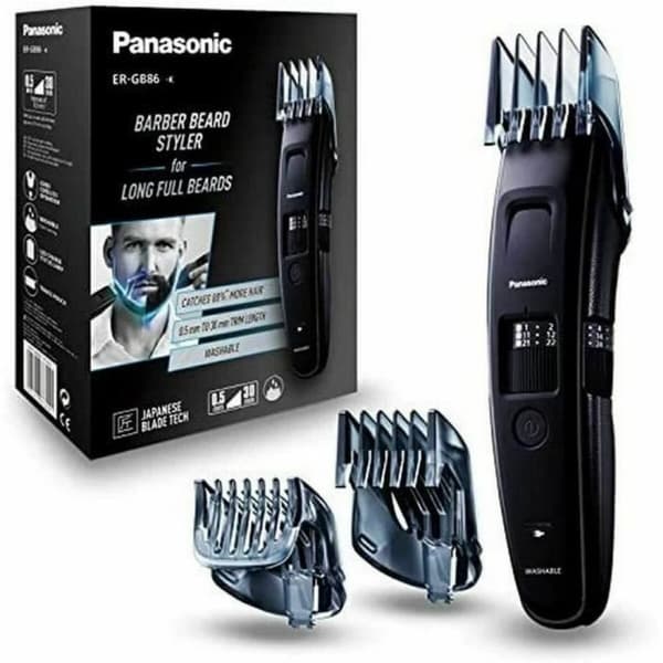 Hårtrimmer/ Rakapparat Panasonic ER-GB86-K503 0,5-30 mm (3 antal) Svart