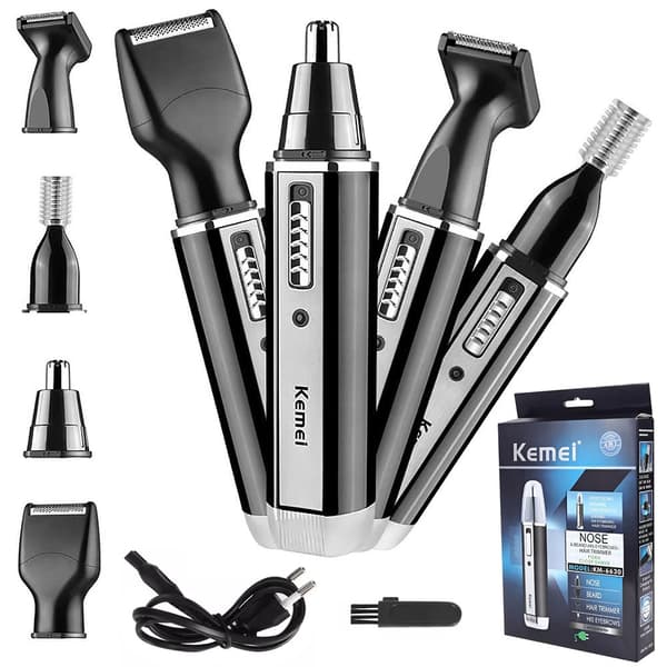 Näs & Skägg Trimmer set / 4-i-1 hårverktyg set