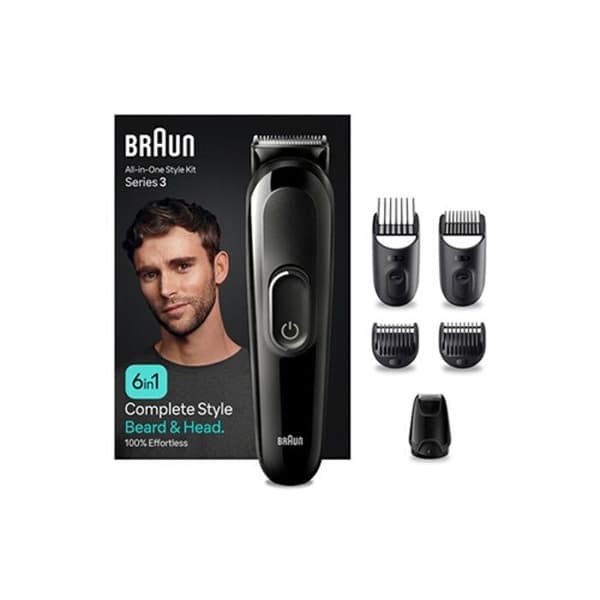 Braun allt-i-ett trimmer serie 3 MGK3410, 6-i-1, kit för skägg, hår och andra områden