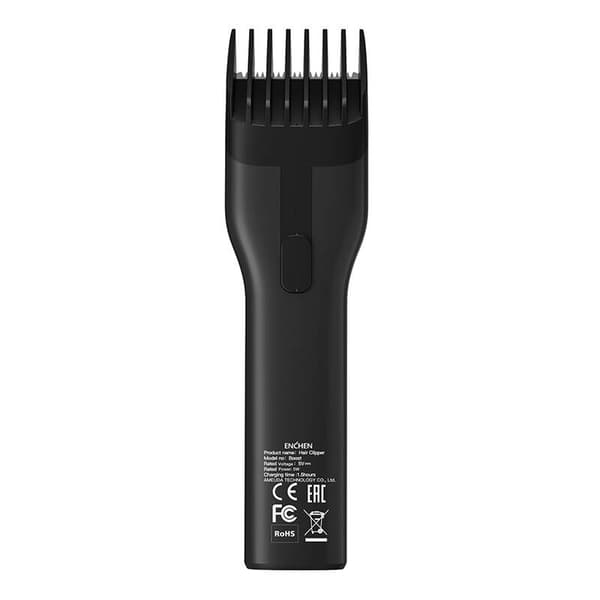 Hårklipper (3-21 mm) + tilbehør ENCHEN BOOST-B sett (svart)
