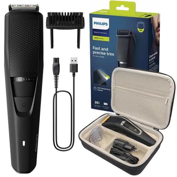 PHILIPS BT3234/15 Skäggtrimmer för hår + fodral