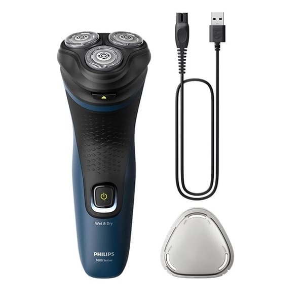 Philips S1151/00 barbermaskine til mænd Rotationsshaver Trimmer Sort, blå