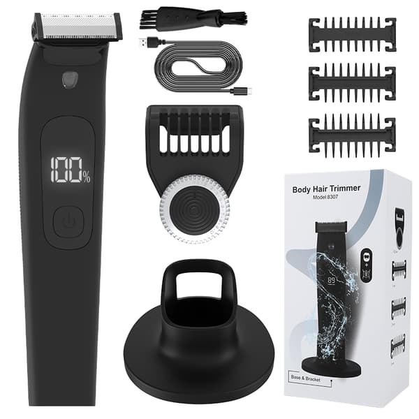 INF Multifunksjonell kroppstrimmer for menn 8307 - USB-oppladbar og vanntett