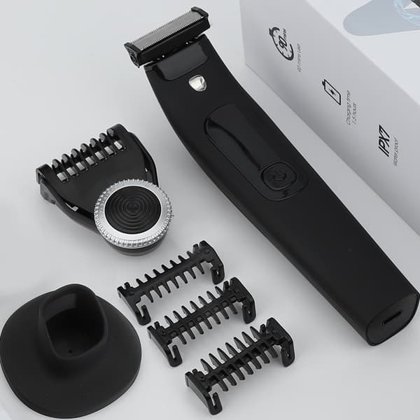 INF Multifunksjonell kroppstrimmer for menn 8307 - USB-oppladbar og vanntett