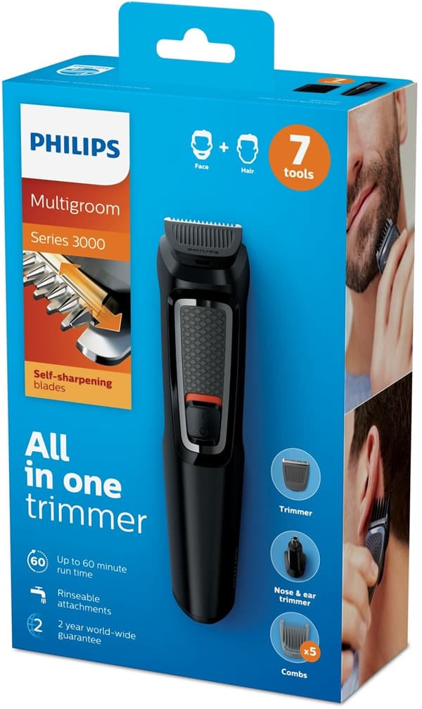 Philips MULTIGROOM Series 3000 7-i-1, ansigt og hår MG3720/15