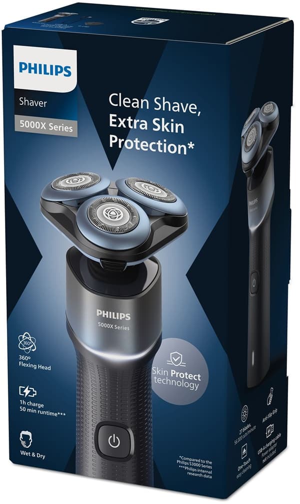 Philips Rakapparat 5000X-serien X5006/00 Våt och torr elektrisk rakapparat