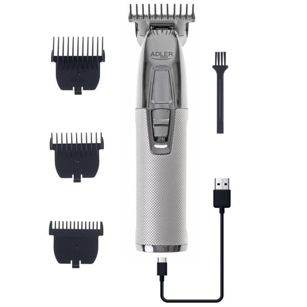 ADLER AD 2836s Silver USB-trimmer