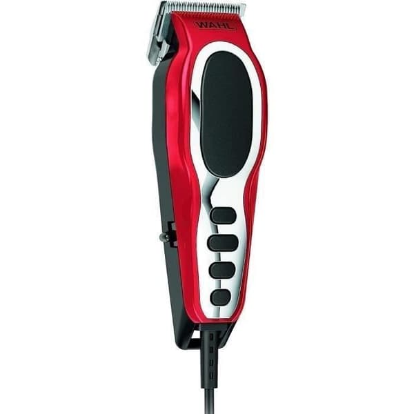 WAHL Close Cut Pro hårklippare - Automatiskt slipat blad - 6 kammar - Röd