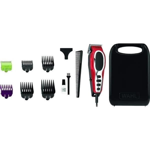 WAHL Close Cut Pro hårklippare - Automatiskt slipat blad - 6 kammar - Röd