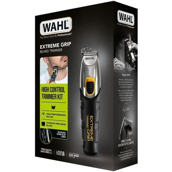 Skäggtrimmer - WAHL - Extreme Grip - 240 V - 240 min - Svart / Orange