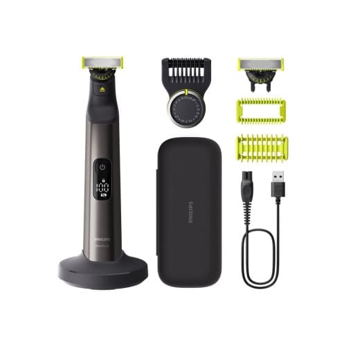 Philips OneBlade Pro 360 QP6652 Face + Body - rakapparat - krom