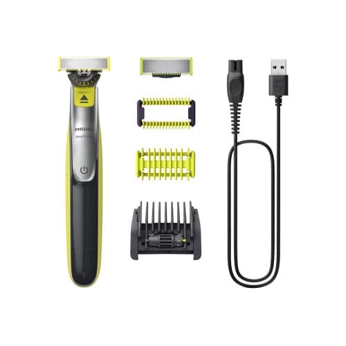 Philips OneBlade 360 QP2834 Face + Body - trimmer - ljusgrön/mörkgrå