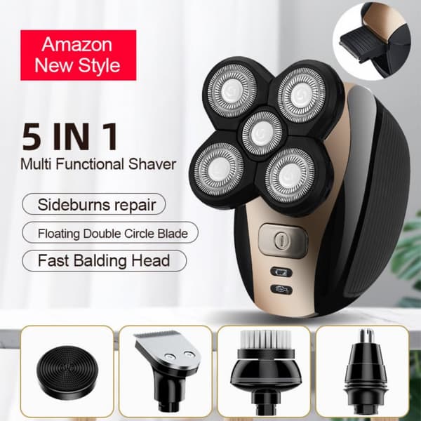 5-i-1 Skäggtrimmer / Hårtrimmer - Rakapparat