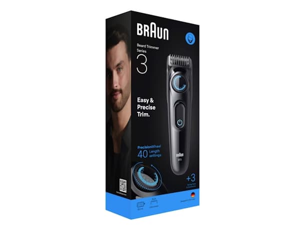 Braun BT3520, akku, musta, sininen