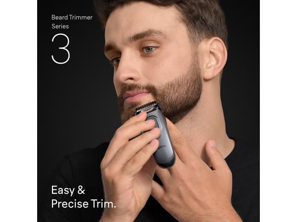 Braun Sarja 3 partatrimmeri, BT3560, Harmaa
