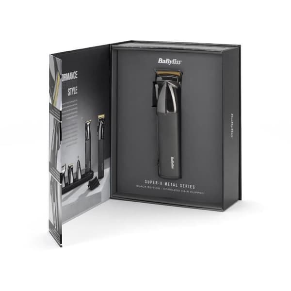 Hårklippare - BaByliss - E991E - Super-X Metal Series - Special Edition med titanblad 12 tillbehör