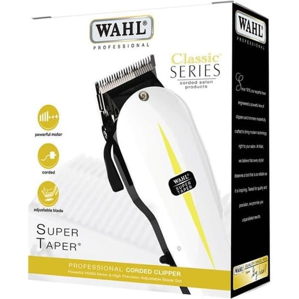 WAHL SUPER TAPER Hårklippare - Vit/Svart