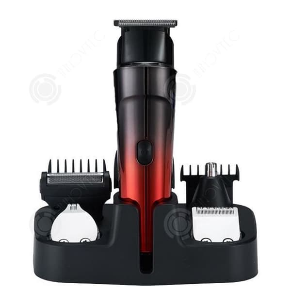 INN Hårklippare med 4 Limit Combs Digital Display Cleaner USB Laddning Digital Display Tyst elektrisk