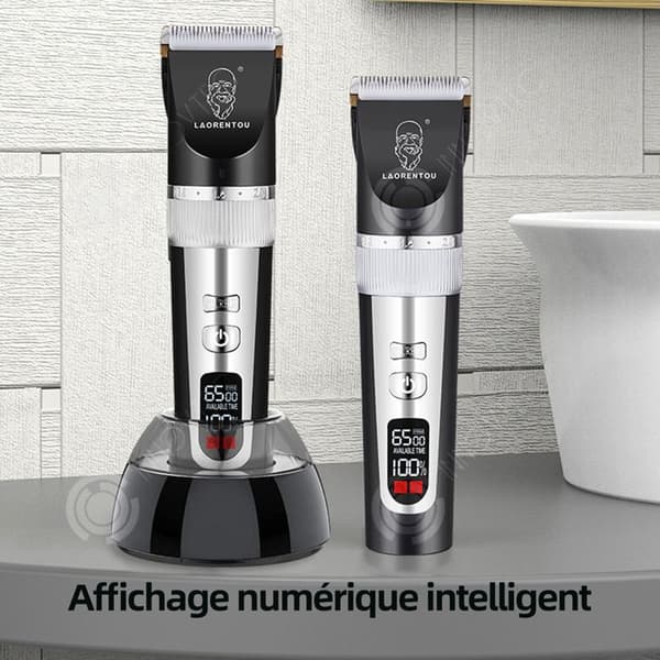 INN Hårklippare 240V Digital Display Full Body Wash Tyst Digital Display Sladdlös Elfrisör