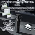 Miniatyrbild 3 av 4: INN Hårklippare USB Uppladdningsbar med 3 hårkammar Professionell trimmer för män Allt-i-ett sladdlös hårklippningssats